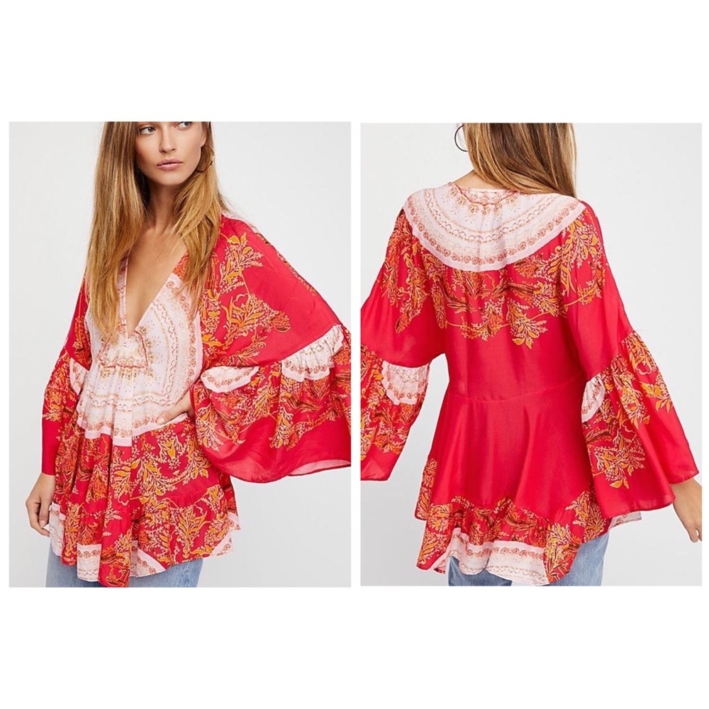 Free people sunset dreams Tunic